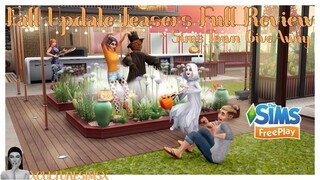 The Sims Freeplay Fall Update Teasers Fully Explained + FreePlay Town GiveAway