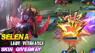 Skin Giveaway | Selena Lady Vengeance Skin - MLBB