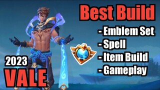 VALE BEST BUILD 2023 | TOP 1 GLOBAL VALE BUILD | VALE - MOBILE LEGENDS | MLBB