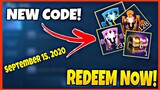 NEW 4 WORKING REDEEMABLE CODE!! || REDEEM NOW! || MOBILE LEGENDS BANG BANG 2020