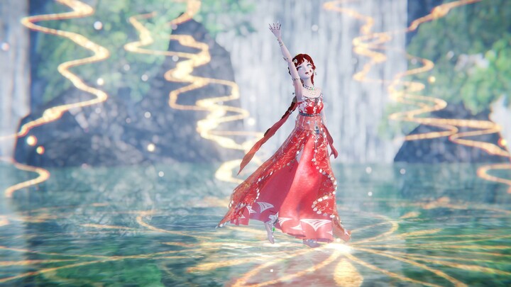 [MMD ที่ส่องแสงและอบอุ่น] Shuo Shuo Golden Dance - ร่วงหล่นสู่ความมืดมิดที่มองไม่เห็น