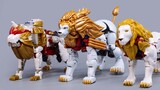 So sánh ba thế hệ White Lion Optimus Prime! Chia sẻ chuyển đổi sư tử trắng huyền thoại LG41/MP48/Huy