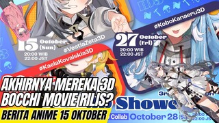 Akhirnya Hololive ID Gen3 debut 3D live, Bocchi movie akan segera rilis | Berita anime