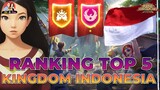 TOP 5 KINGDOM INDONESIA TERKUAT!!! (RISE OF KINGDOMS)