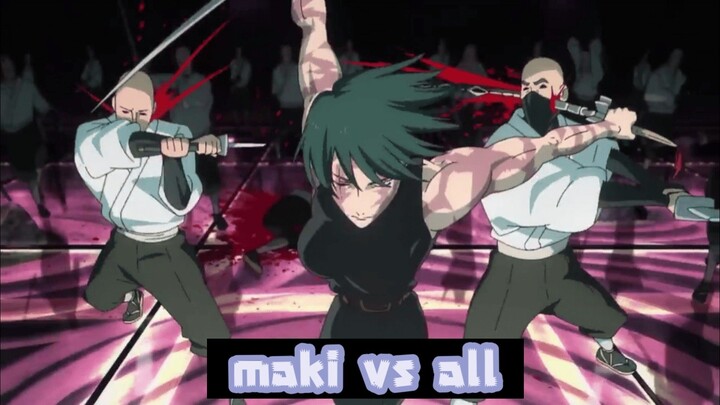 JUJUTSU KAISEN S3  maki vs naoya (SUB.INDO)