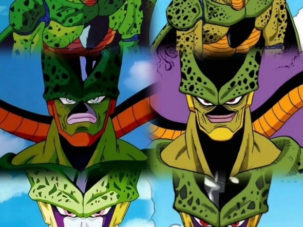 Membandingkan komik dan animasi Cell, sekilas terlihat jelas pemenangnya