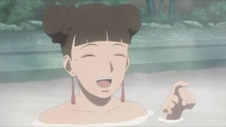 MOMEN TENTEN MANDI KELIHATAN BESAR