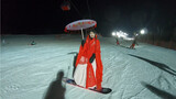 Skiing in Traditional Chinese Costume - First Person View