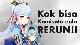 KOK KAMISATO EULA YANG RERUN! BYE EULA RERUN - GENSHIN IMPACT VERSI 2.5 UPDATE RERUN