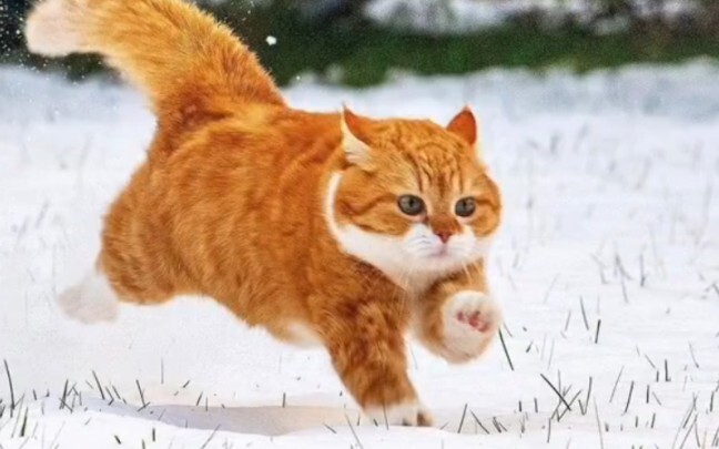 "Con mèo lớn màu cam từ vùng Đông Bắc đang ở đây!"