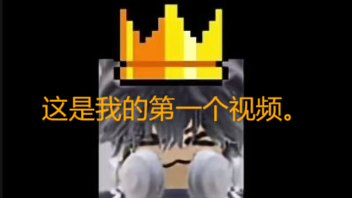 这是我的第一个视频。
