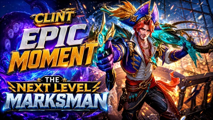Epic Moment Clint Gold laner | MLBB MOBILE LEGEND