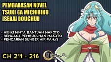 RENCANA PEMBUNUHAN MAKOTO TERBONGKAR - PEMBAHASAN NOVEL TSUKI GA MICHIBIKU ISEKAI DOUCHUU CH 211-216