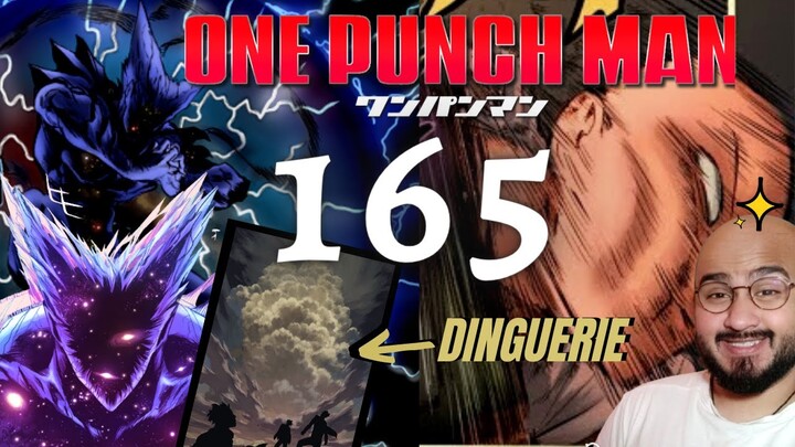 ONE PUNCH MAN 165 - EXCELLENT ! MAJIN GAROU EST NUCLÉAIRE ! LE CHAUVE EN DIFFICULTÉ ? - REVIEW MANGA