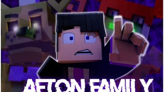 【Transfangames07 | 授权转载】"The Afton Family" | FNAF我的世界动画（歌曲来自@APAngryPiggy）（双语字幕）