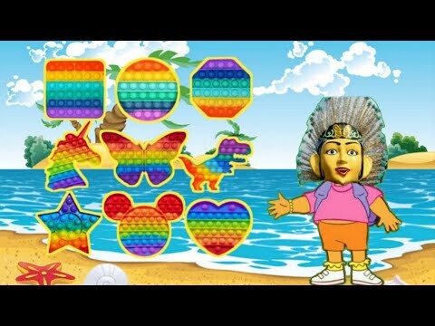 Seru Berburu POP IT,  Ondel Ondel Betawi Nyangkut di Pohon || @Khafi family