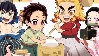 Ucapan selamat Tahun Baru khusus karakter Kimetsu no Yaiba