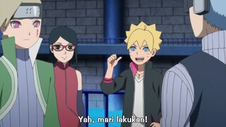 Latihan Bertarung Antara Boruto Melawan Kagura