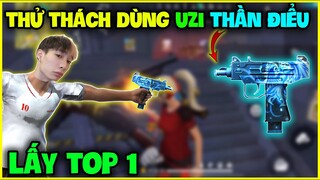 FREE FIRE | Thử Thách Dùng "UZI Thần Điểu" Lấy Top, Đức Mõm Gặp Thanh Niên Mới Ra Tù Cực Hài !!!