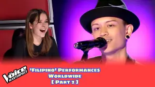 'FILIPINO' Singers Blind Audition in The Voice [PART 2]