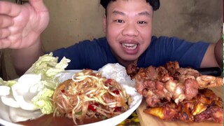 หมูหันหมูย่างส้มตำปูปลาร้า#MRพาหิว