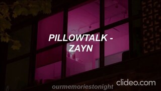 zayn - pillowtalk // lyrics (sped up + reverb)