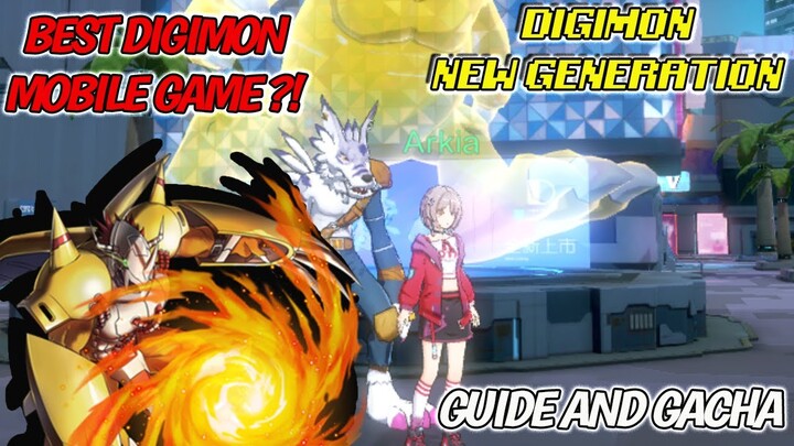 GAME DIGIMON MOBILE BARU MANTEP BANGET !! INI FITUR GAME DAN GACHANYA - DIGIMON NEW GENERATION