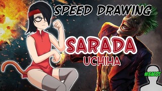 Speed Drawing - Sarada Uchiha