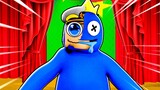 Becoming BLUE from RAINBOW FRIENDS in ROBLOX