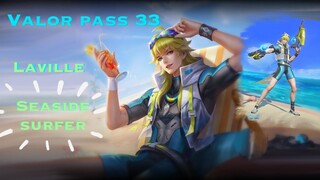 Valor pass 33 Laville Seaside Surfer Skin Review