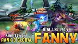 18 Kills And 17 Assists! Top Global Fanny Gameplay - Mobile Legends