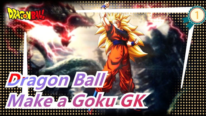 [Dragon Ball GK] Make a Goku GK By Hands / Engrave & Color_1