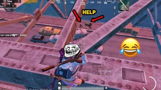 PUBG MOBILE FUNNY MOMENTS 😂😂😂 Best Trolling Noobs in Bridge camp