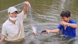 Nhờ Có Hai Tay Lưới Cá Dính Gỡ Mỏi Tay Cả Nhà Sống Qua Mùa Dịch|TKQ & Family T699