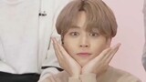 handsome jimin having enough of doing aegyo but still looking cute