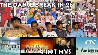INTRODUCING BTS TO OUR FRIENDS ,  'FAKE LOVE' +'IDOL' + 'ON' Kinetic Manifesto Film + 'Black Swan MV