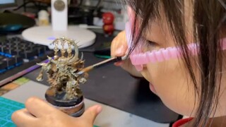 Loli draws Warhammer (Warmaster teaches dry sweeping)
