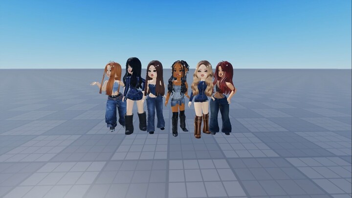 Katseye Touch but in Roblox form