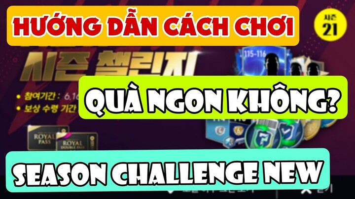 HƯỚNG DẪN CÁCH CHƠI SEASON CHALLENGE NEW FIFA MOBILE HÀN QUỐC | HIEU WERNER