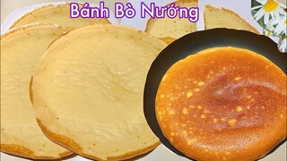 Chỉ 2 loại bột làm BÁNH BÒ NƯỚNG Nước Cốt dừa kiểu Miền Tây mềm xốp quá ngon,Nhanh lẹ bằng chảo