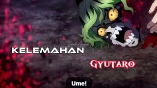 Kelemahan gyutaro yang membuatnya kalah