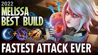 "ALMOST SAVAGE" Melissa Best Build And Emblem in 2022 | Melissa Gameplay Guide Mobile Legends