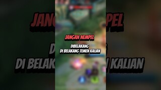 Jangan nempel ke temen kalian saat ketemu hero ini #mlbbcreatorcamp #mlbbshorts #mobilelegend
