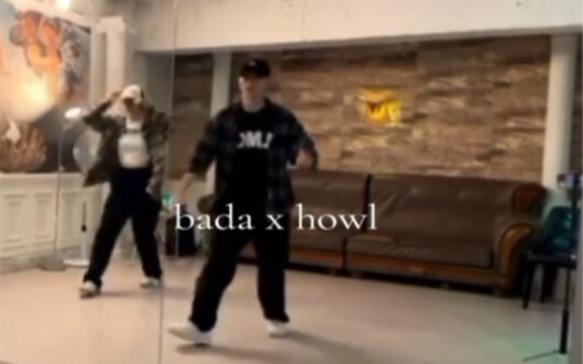 Badalee and her boyfriend's online dance class / Both of them have such gentle personalities, ahahah