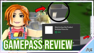 MULTIPLE FLOORS GAMEPASS REVIEW!! // Roblox Bloxburg Gamepass Reviw