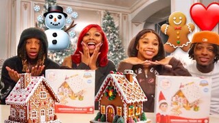 SPENCER & BJ VS. TJ & MAGIC GINGERBREAD CHALLENGE | VLOGMAS DAY 8 | DTMnation |