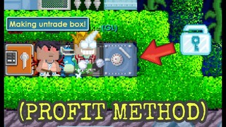 Growtopia Profit method Untrade a box (120wls to 160wls)