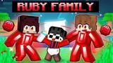 Adopted by a RUBY FAMILY in Minecraft