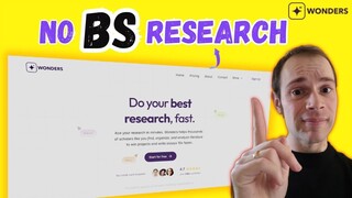 Wonders AI Review: Simplify Your Research Workflow Like a Pro