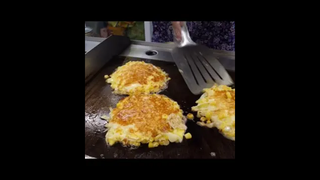 ไข่เจียวชีสข้าวโพด